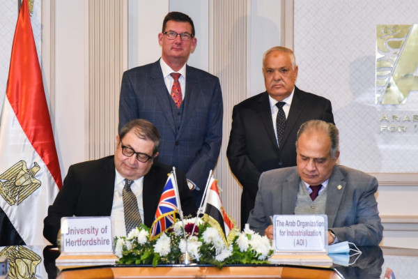 Continuous efforts between the Arab Organization for Industrialization and the British University of Hertfordshire